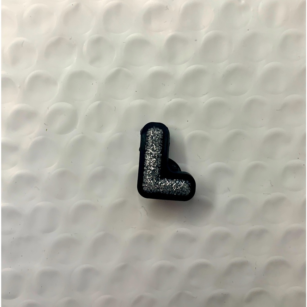 Letter L Croc Charm
